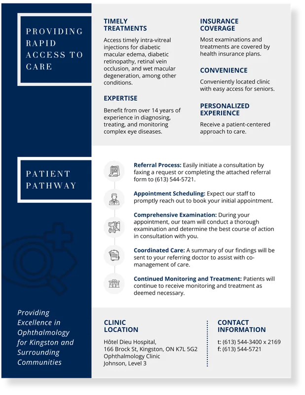 Flyer: providing rapid access to ophthalmology care